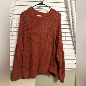Universal threads burnt orange sweater